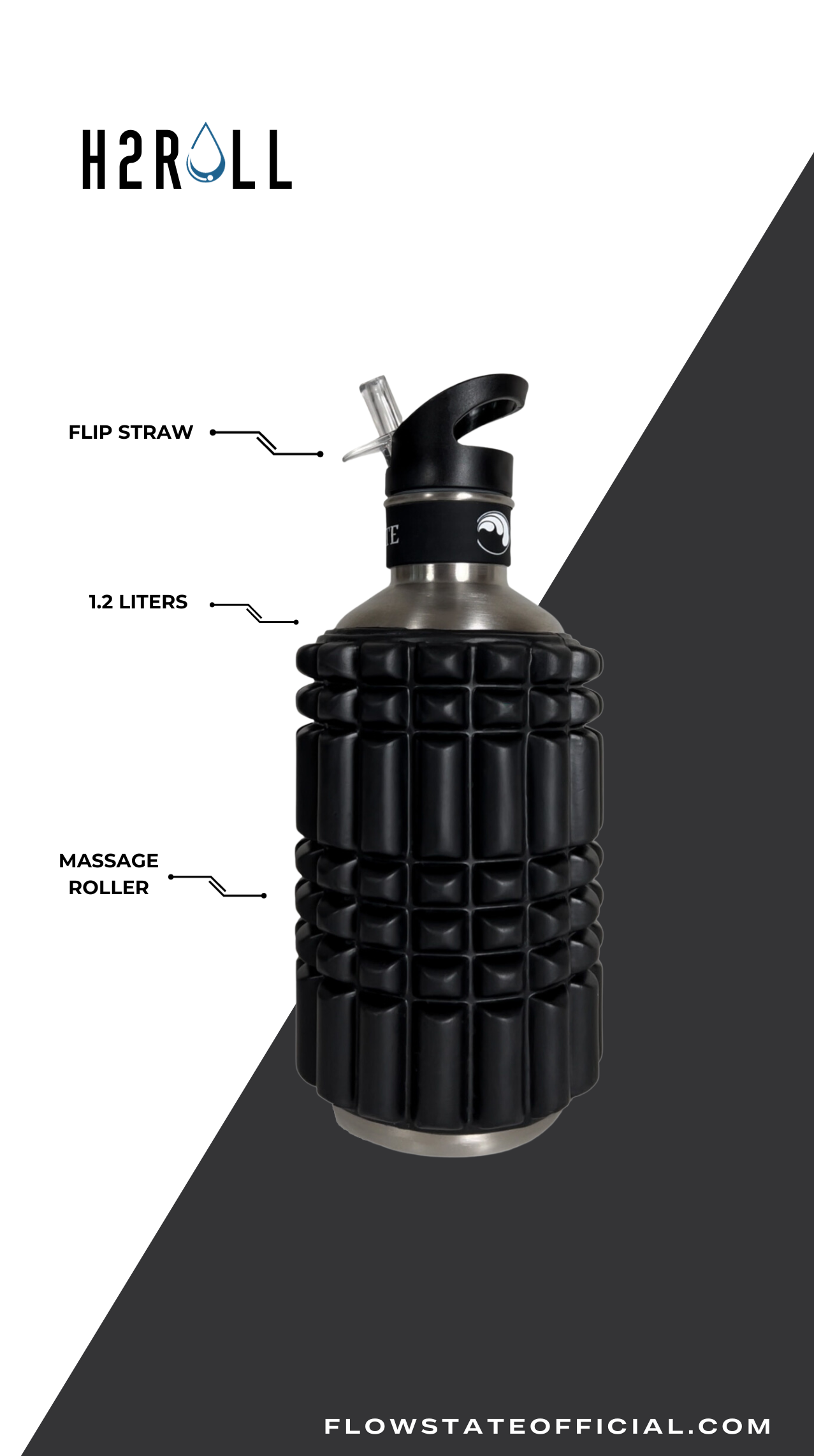 H2ROLL 1.2 L Massage Bottle