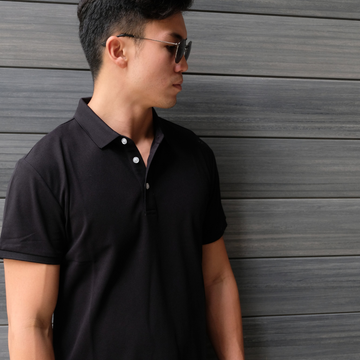 Hydrophobic Polo Shirt - Black